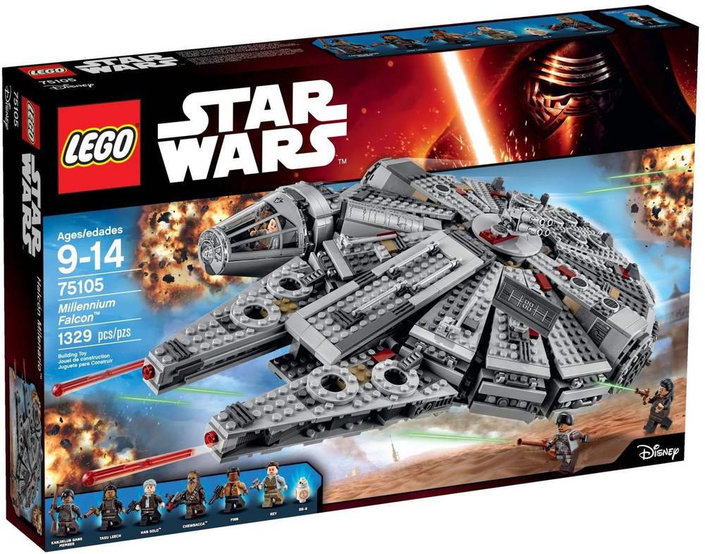 Конструктор LEGO Star Wars 75105 Сокол Тысячелетия. Товар уцененный  #1