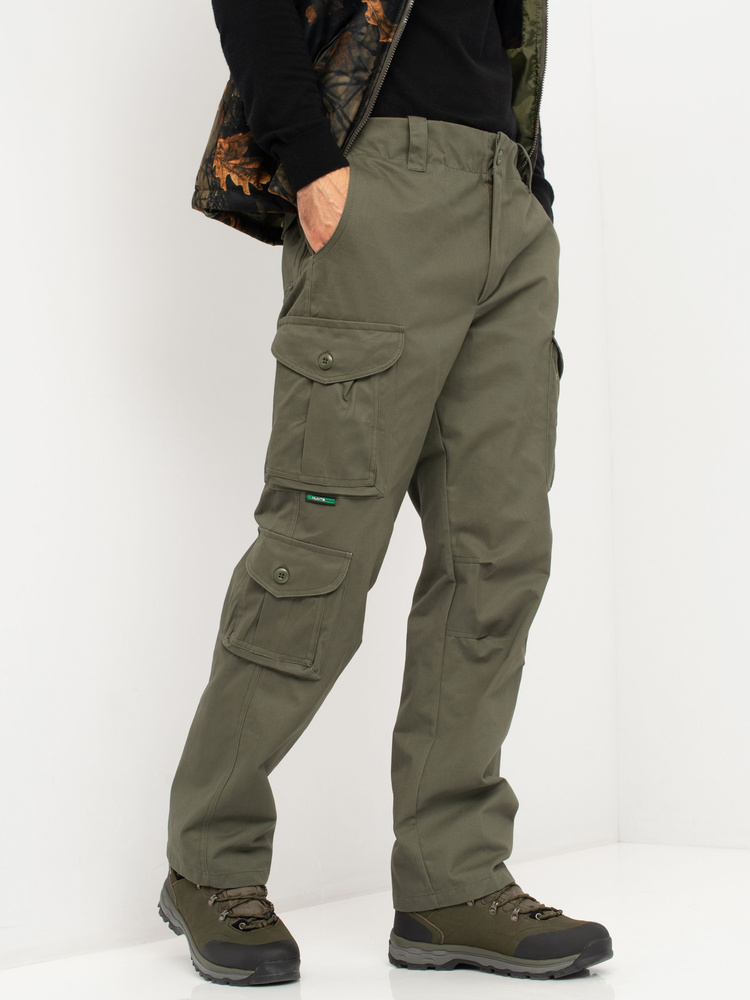 Тактические брюки мужские Huntsman Крафт летние, легкие, камуфляжные, с карманами, рыбацкие, для охоты, #1