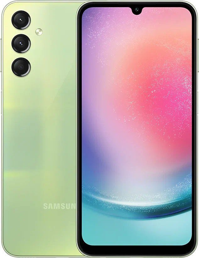 Samsung Смартфон Galaxy A24 6/128 ГБ, зеленый #1