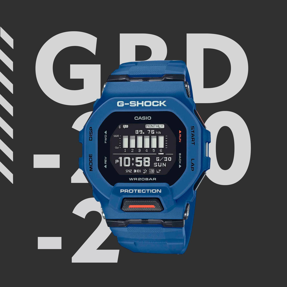 Часы G-Shock GBD-200-2E с функцией Bluetooth #1