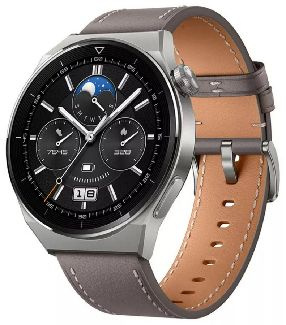 HUAWEI Умные часы Смарт-часы Huawei Watch GT3 Pro 46mm Gray Leather Strap #1