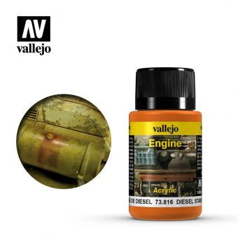 Краска Vallejo 73816 Diesel Stains (Дизельные пятна) #1