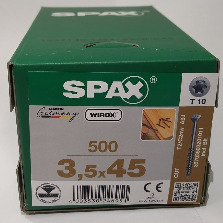 Spax Шуруп 3.5 x 45 мм 1 шт. 1 кг. #1