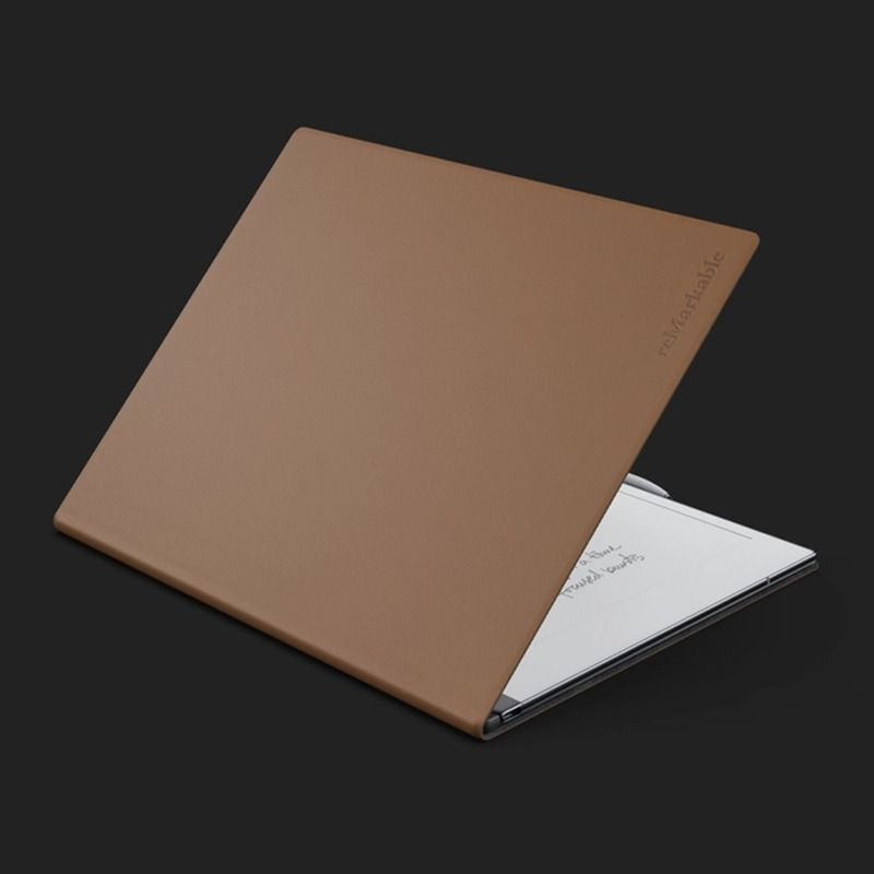 Чехол-книжка reMarkable Book Folio Premium Leather Brown для reMarkable 2 коричневый  #1