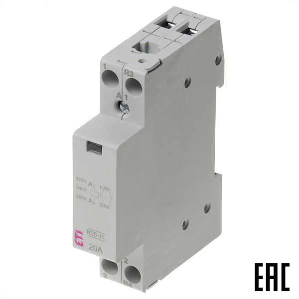 Контактор модульный на Din-рейку Eticon R20-11 230V 20А 1з+1р 230В ...