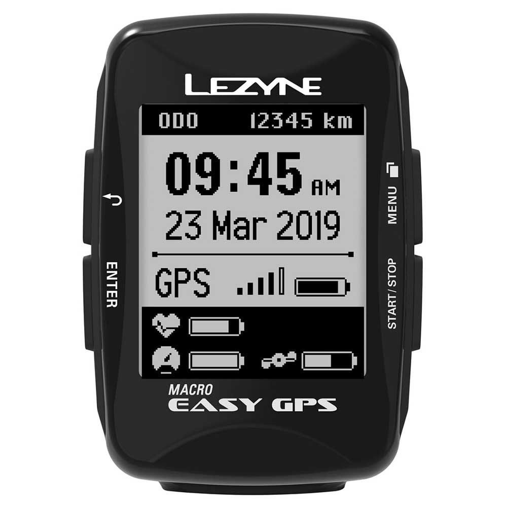 Велокомпьютер Lezyne Macro Easy GPS Black #1