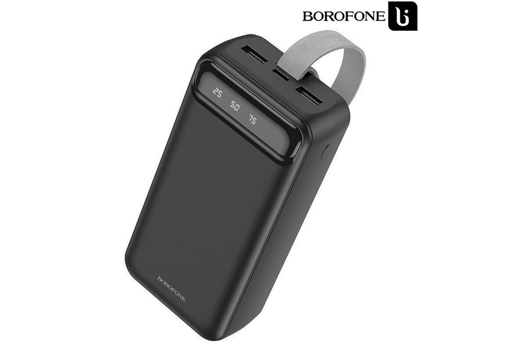 BOROFONE Внешний аккумулятор Внешний АКБ Power Bank 30000 мАч BJ14B PDW+QC3.0, 30000 мАч, черный  #1