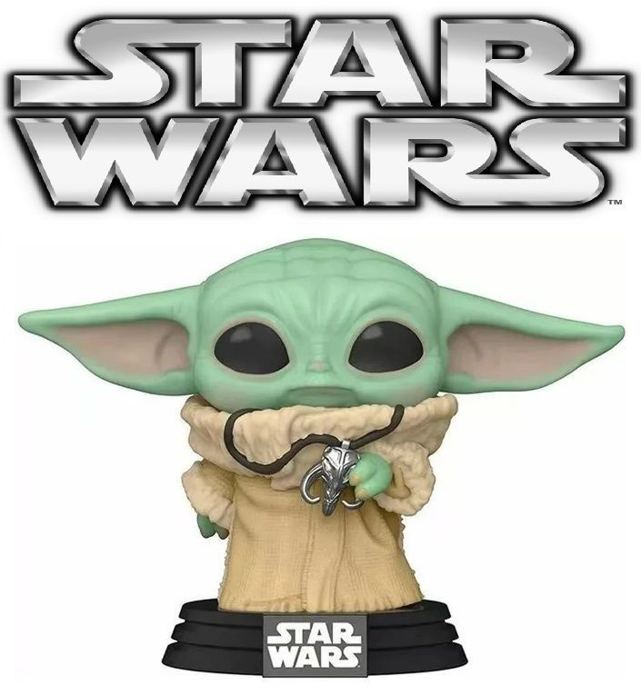 Коллекционная Фигурка Малыш Йода с кулоном / фигурка Грогу / Baby Yoda  #1