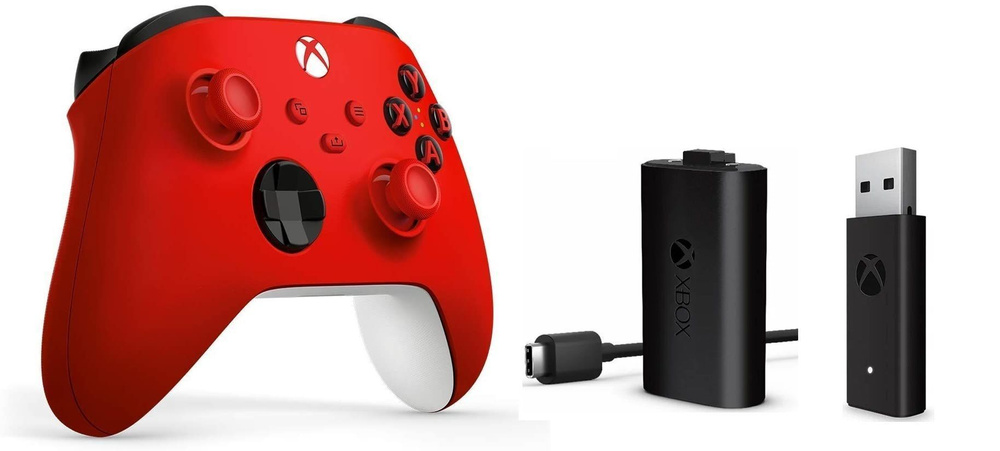 Геймпад MyPads Microsoft беспроводной Series S / X / Xbox One S / X Wireless Controller Pulse Red (Model #1