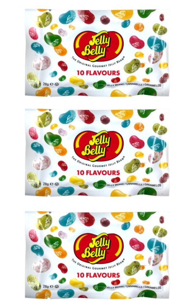 Драже Jelly Belly 10 вкусов, 3 уп по 28 г #1