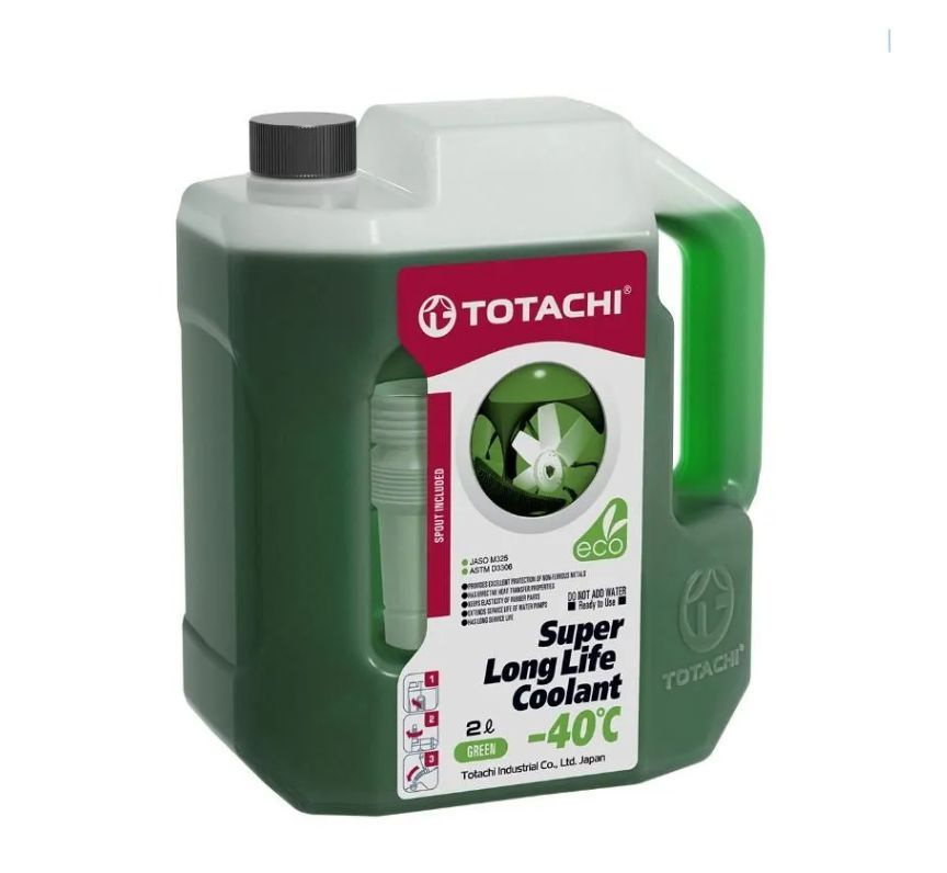 Антифриз зеленый TOTACHI SUPER LONG LIFE COOLANT GREEN -40С 2 л #1