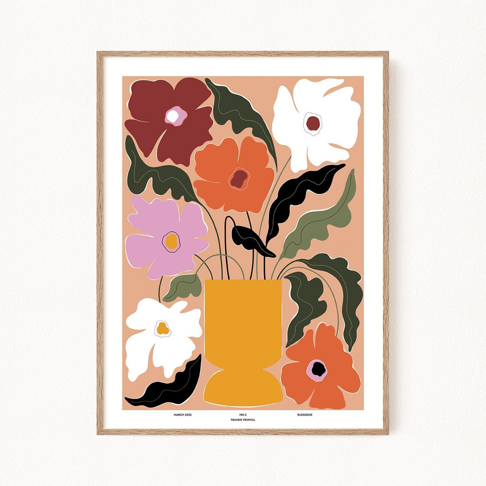 Постер для интерьера "Blossoms", 30х40 см #1