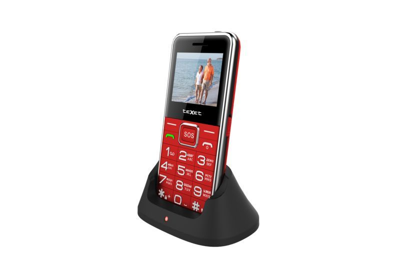 Texet Мобильный телефон Мобильный телефон teXet TM-B319 красный, красный, серебристый  #1