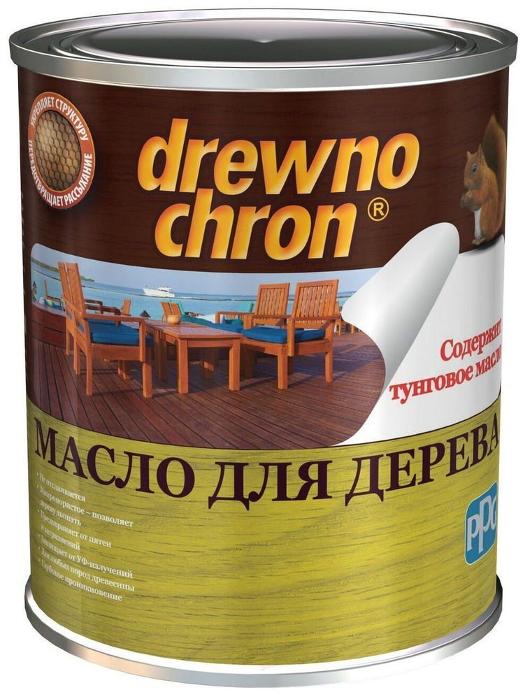 Drewnochron Olej do drewna/Древнохрон, 2.5л,Цвет Палисандр,масло для дерева  #1