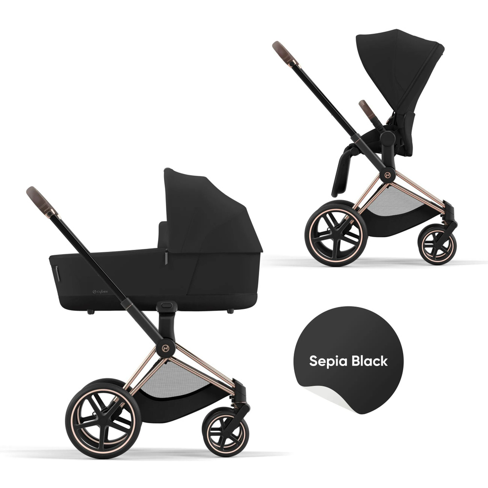 Cybex Priam IV 2024 Коляска 2 в 1, шасси Rose Gold/Sepia Black #1