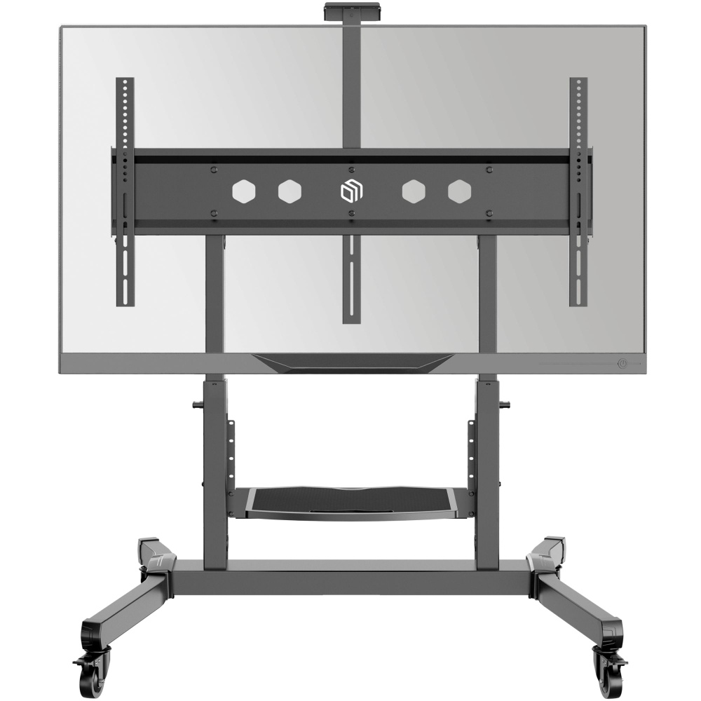Стойка с кронштейном ONKRON TS1991, напольная, от 50" до 100", мобильная, черная  #1