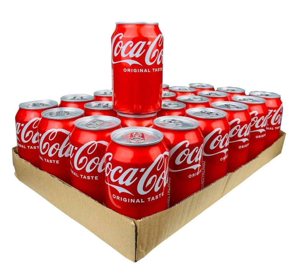 Coca-Cola classic кока-кола классическая 0.33 - 24 банки. Европа. #1