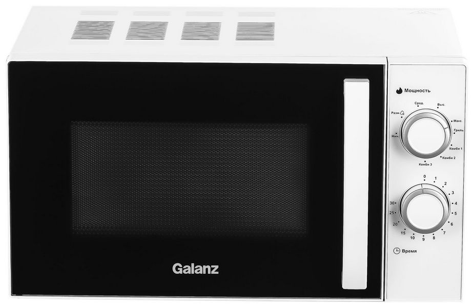 Микроволновая печь Galanz MOG-2009MW / 220091 объем 20 литров, мощность 700 Вт, цвет белый (1643222) #1