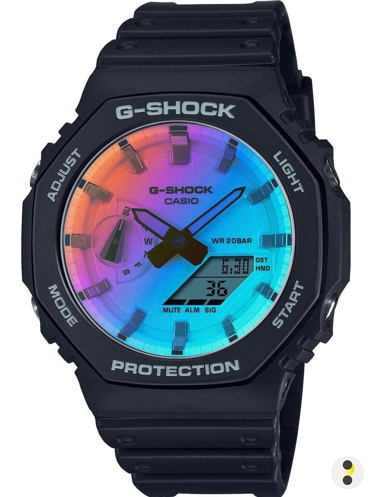Мужские часы Casio G-Shock GA-2100SR-1A #1