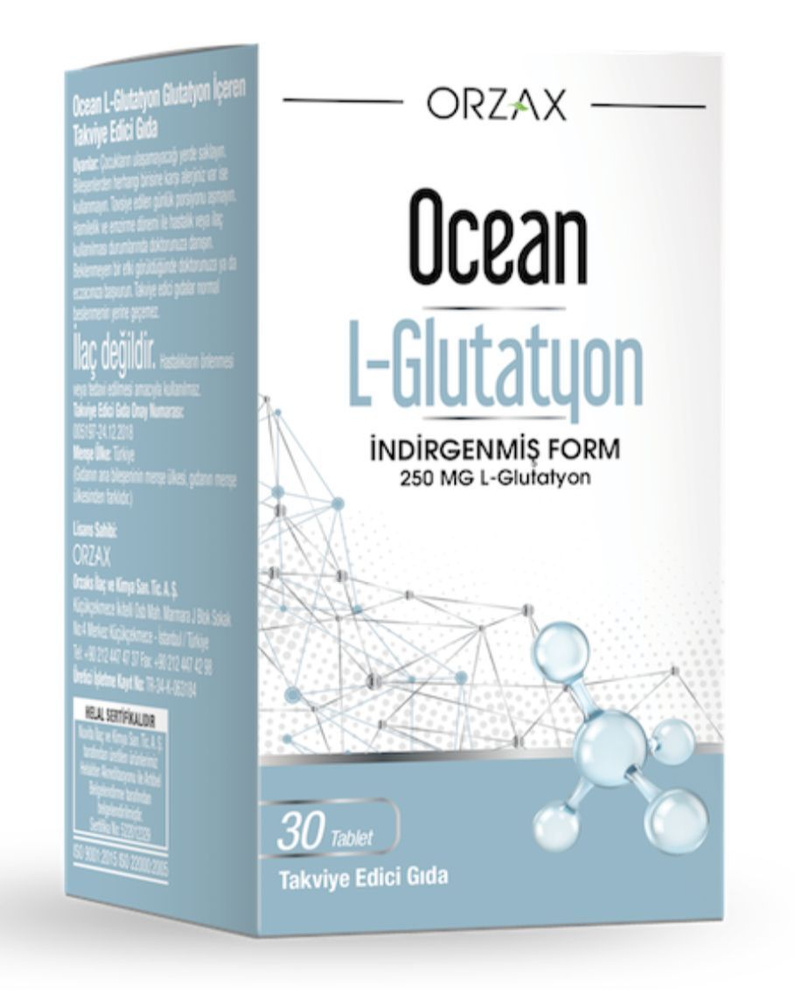 ORZAX OCEAN L-GLUTATYON 30 tablets: Л-Глютатион 30 таблеток 250 мг #1