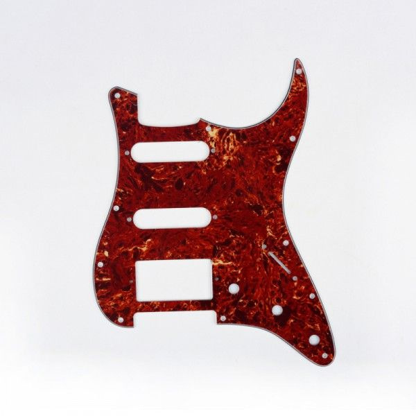 Панель hss для оригинального fender stratocaster us/mexico, трехслойная, parts mx0331, красная черепаха #1