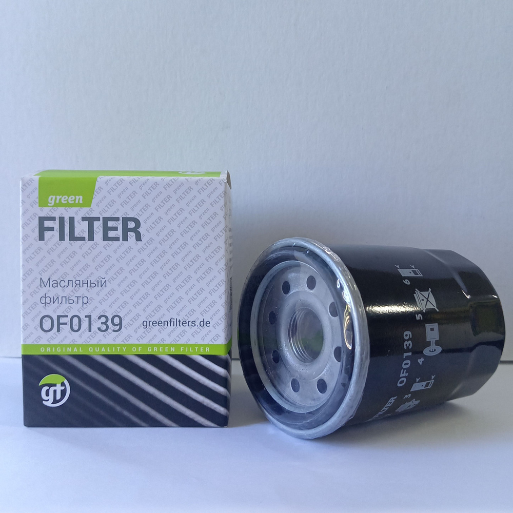 Green Filter Фильтр масляный арт. OF 0139, 1 шт. #1