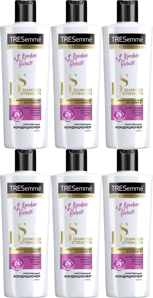 Кондиционер TRESemme Diamond Strength Укрепляющий для ослабленных волос, комплект: 6 упаковок по 400 #1