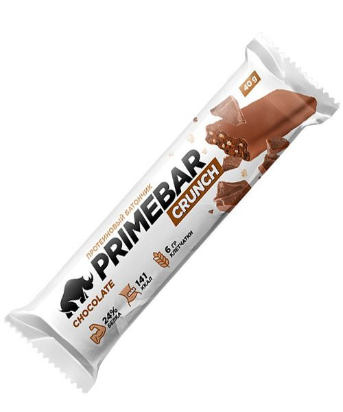 Протеиновый снэк Primebar Crunch Шоколад, 3 шт. #1