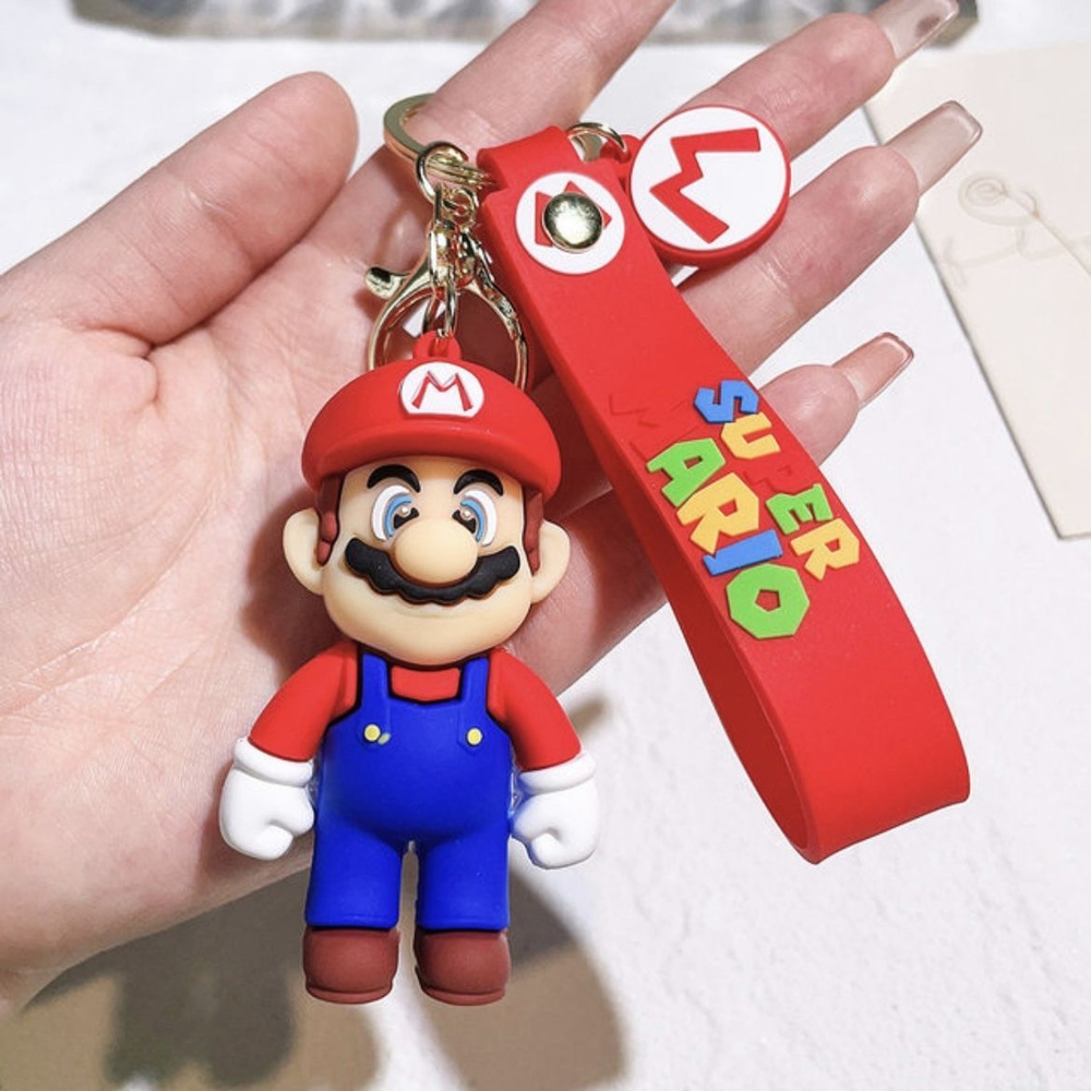 3D брелок - игрушка на ключи, сумку, рюкзак SUPER MARIO / Марио #1