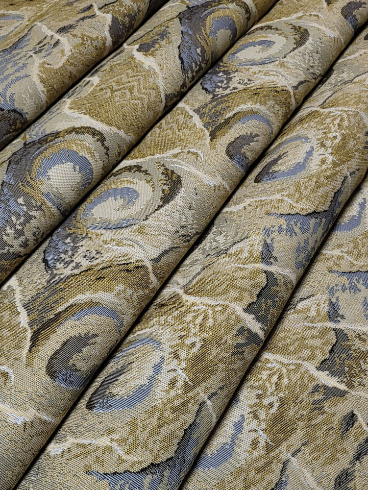 Ткань мебельно-декоративная гобелен "Лапландия" цвет 541 ширина 200 см 100% пэ. Товар уцененный  #1