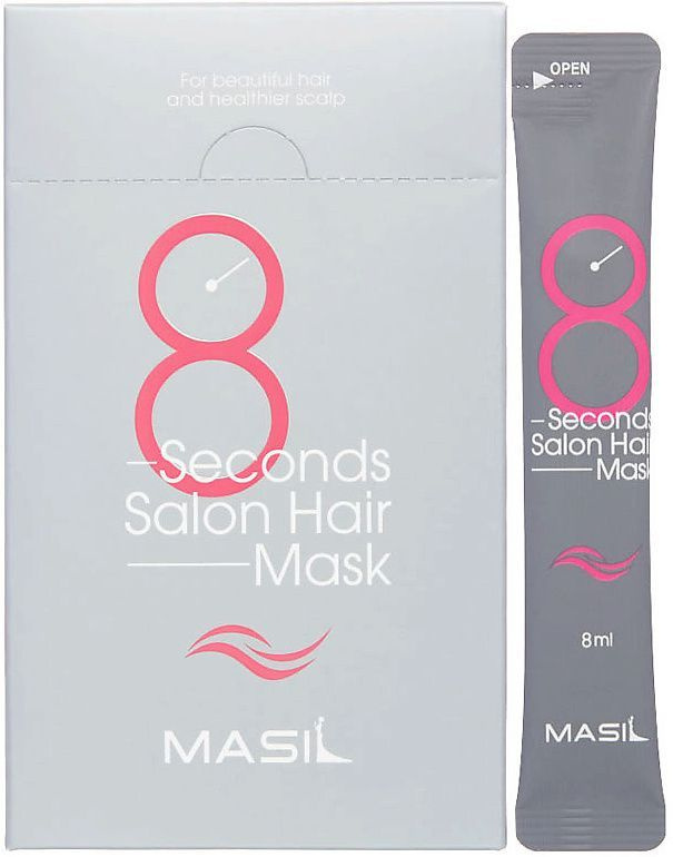 MASIL Профессиональная маска для быстрого восстановления волос 8 Seconds Salon Hair Mask, 8 мл х 20 шт #1