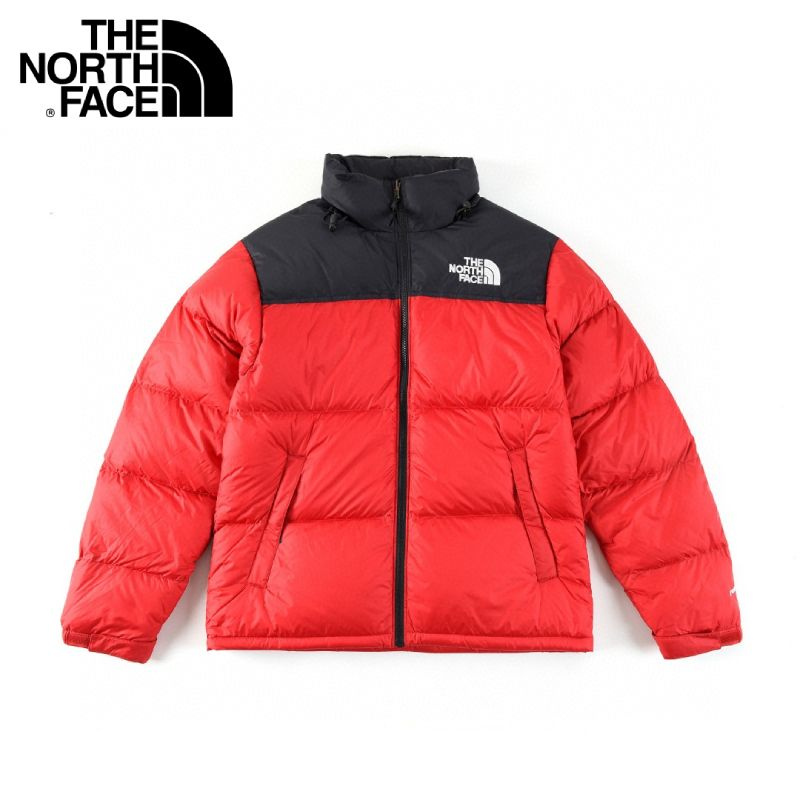 North face nuptse store 3 red