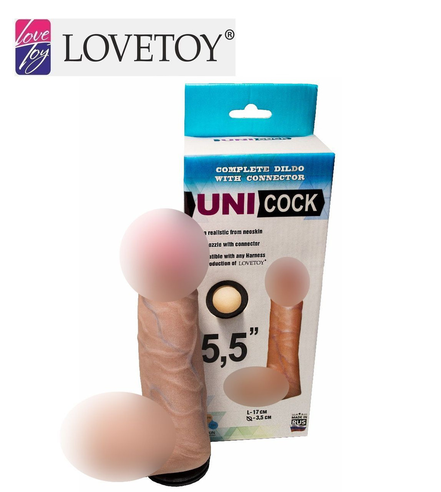 Lovetoy Насадка на "Harness" UNICOCK 5,5 (17 см х 3.5 см) #1