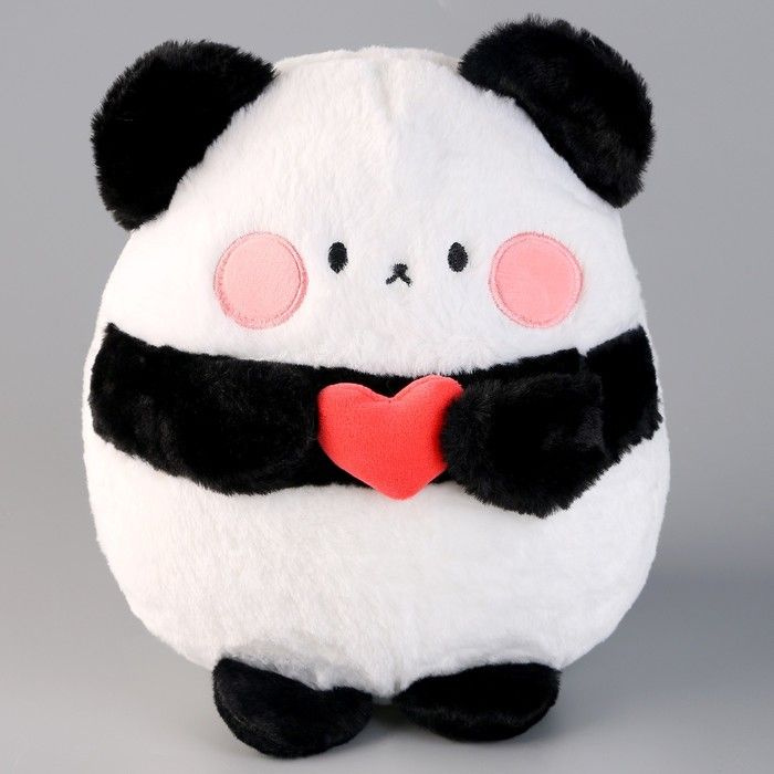 Мягкая игрушка "Панда" с сердцем, 25 см #1