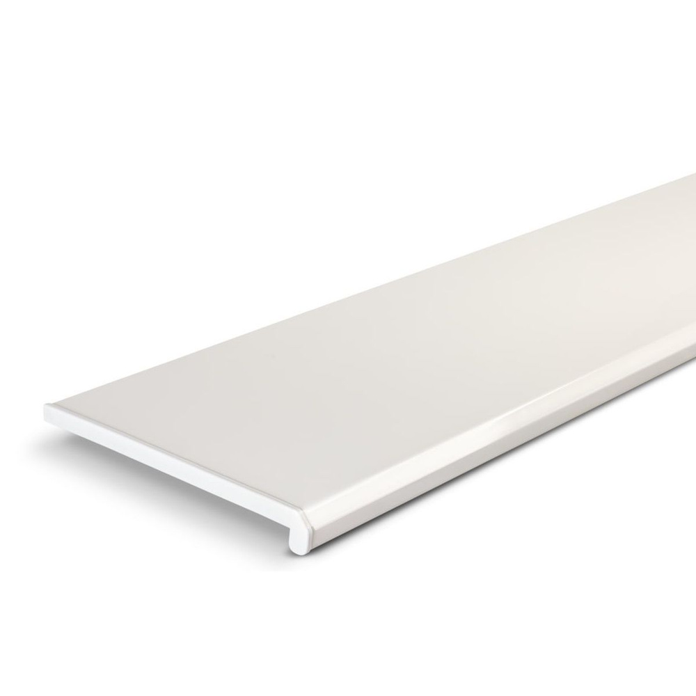 Подоконник ПВХ Danke Standard Белый матовый (сатиновый) 500х1200 + заглушка в комплекте  #1