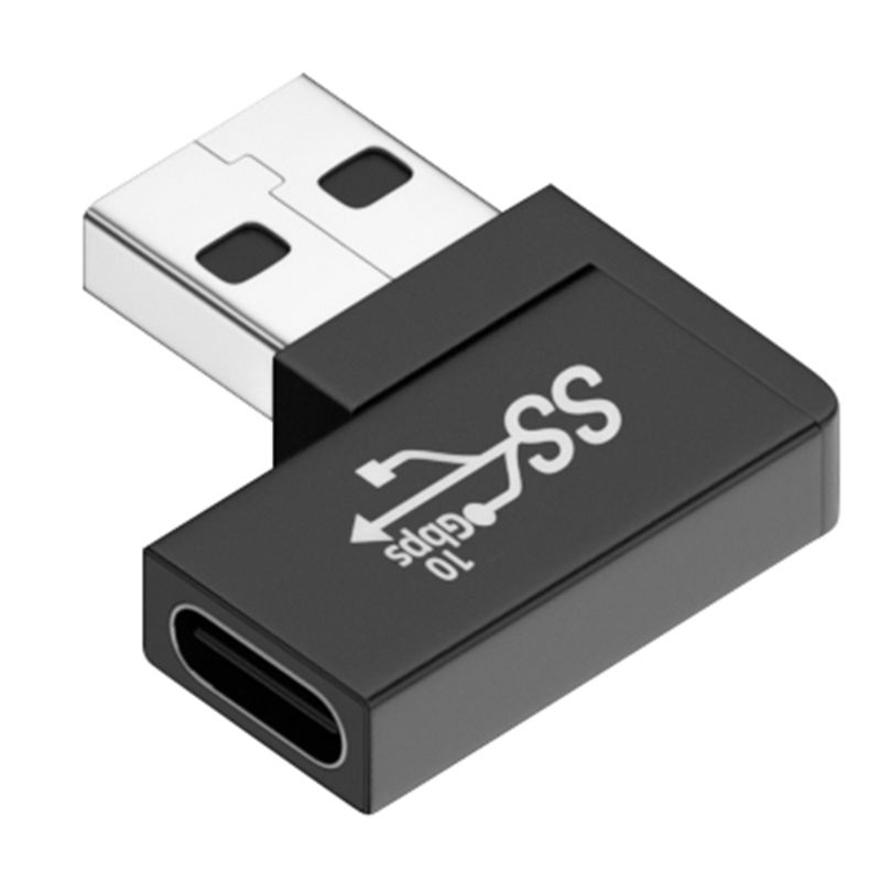 USB 3.0 "папа" на тип C "мама" 90 градусов прямоугольный удлинитель адаптер вверх-вниз разъем 10 Гбит/с #1