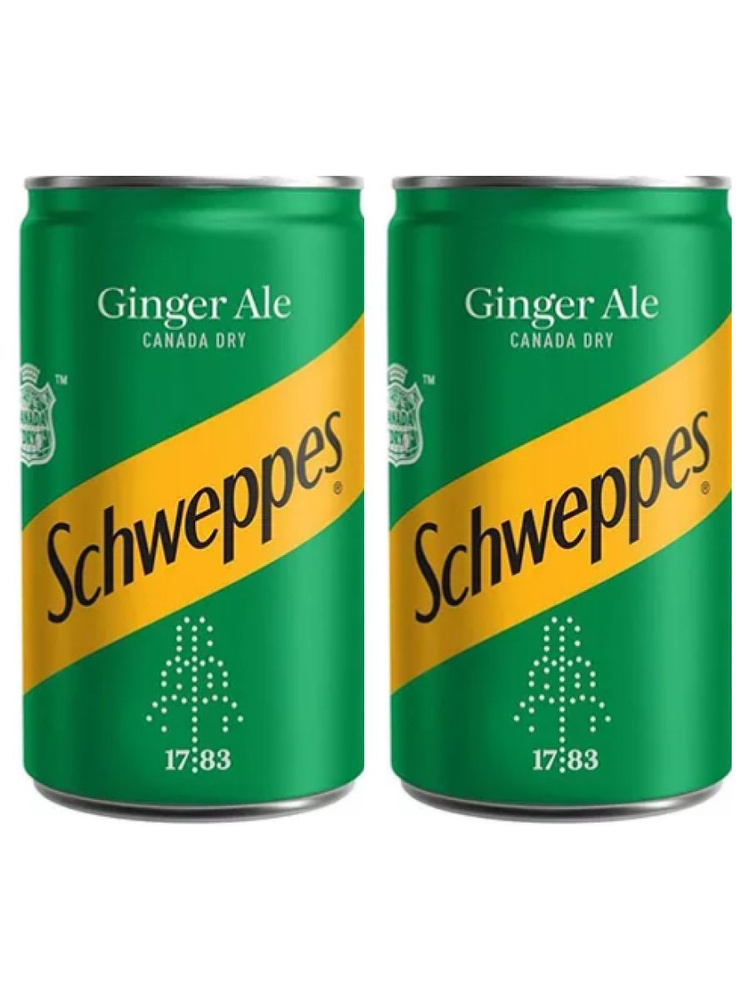 Газированный напиток Schweppes Ginger Ale Джинджер Эль 150мл х 2шт  #1