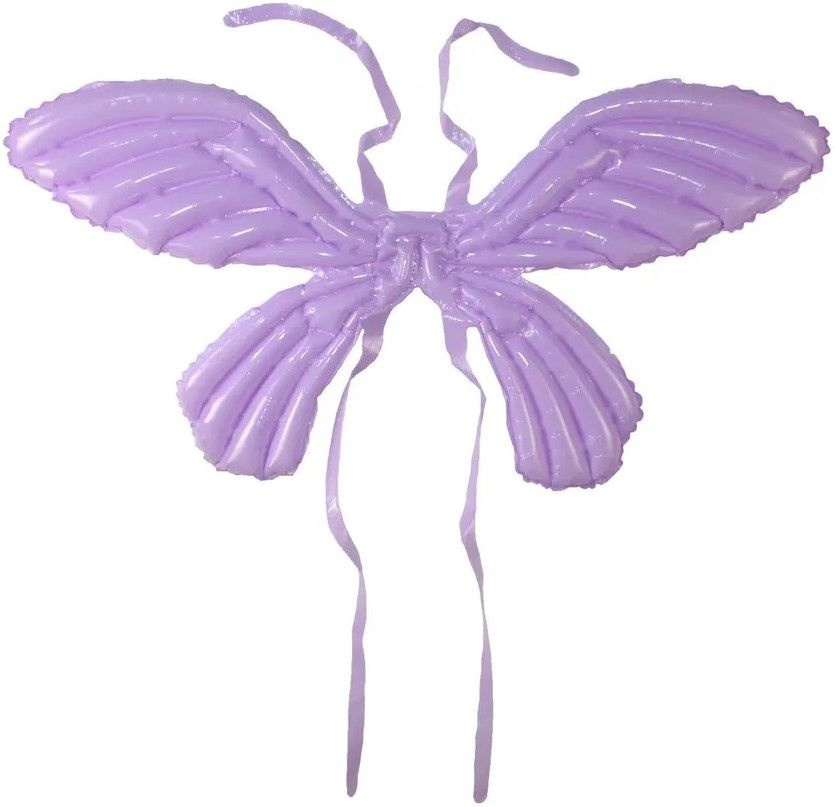 Шар (39''/99 см) Фигура 3D, Бабочка, Карнавальные крылья, Сиреневый, 1 шт.  #1