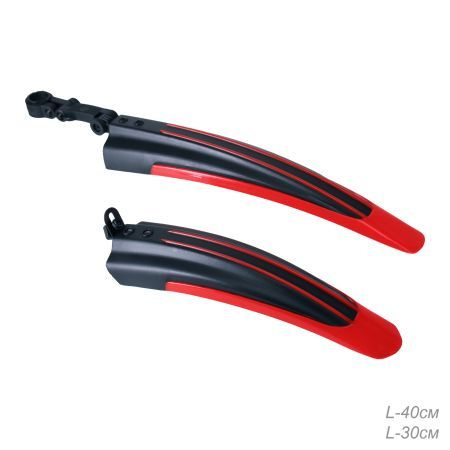 Крылья комплект для велосипеда GT-SFL-Q 18-26 " цвет : красный, черный  #1