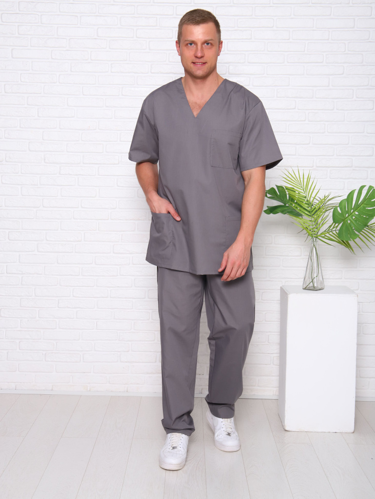 Медицинская одежда для мужчин/ спецодежда для медицинских работников (44-46, 158-164)  #1