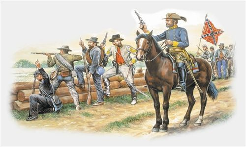 6014 Солдатики Confederate Troops (American Civil War) 1/72 #1