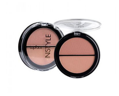 Topface Румяна двойные Instyle Twin Blush On тон 03, нежно-персиковый, бежевый, 10г  #1