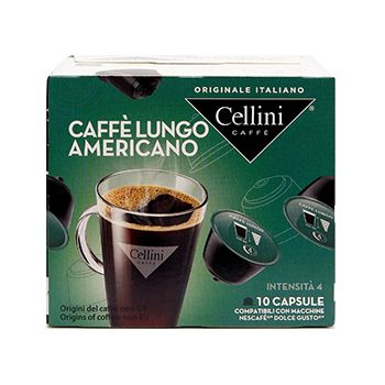 Кофе в капсулах Cellini Dolce Gusto Lungo Americano 10шт., Италия 1шт #1