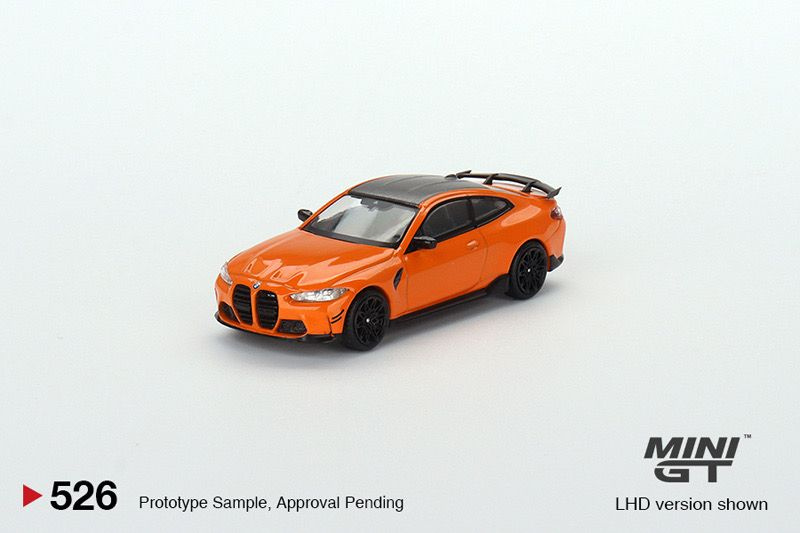 Модель коллекционная Mini GT 1:64 #526 BMW M4 M-Performance G82 Orange #1