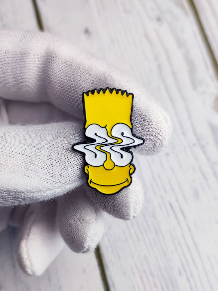 Металлический значок пин / "Барт" / Симпсоны #1