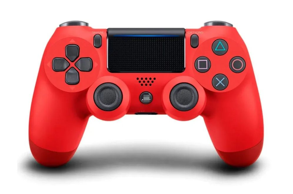 Беспроводной Bluetooth Геймпад Dualshock 4 для PlayStation 4 Красный / PS4 / Android / iOS / Блютуз Джойстик #1