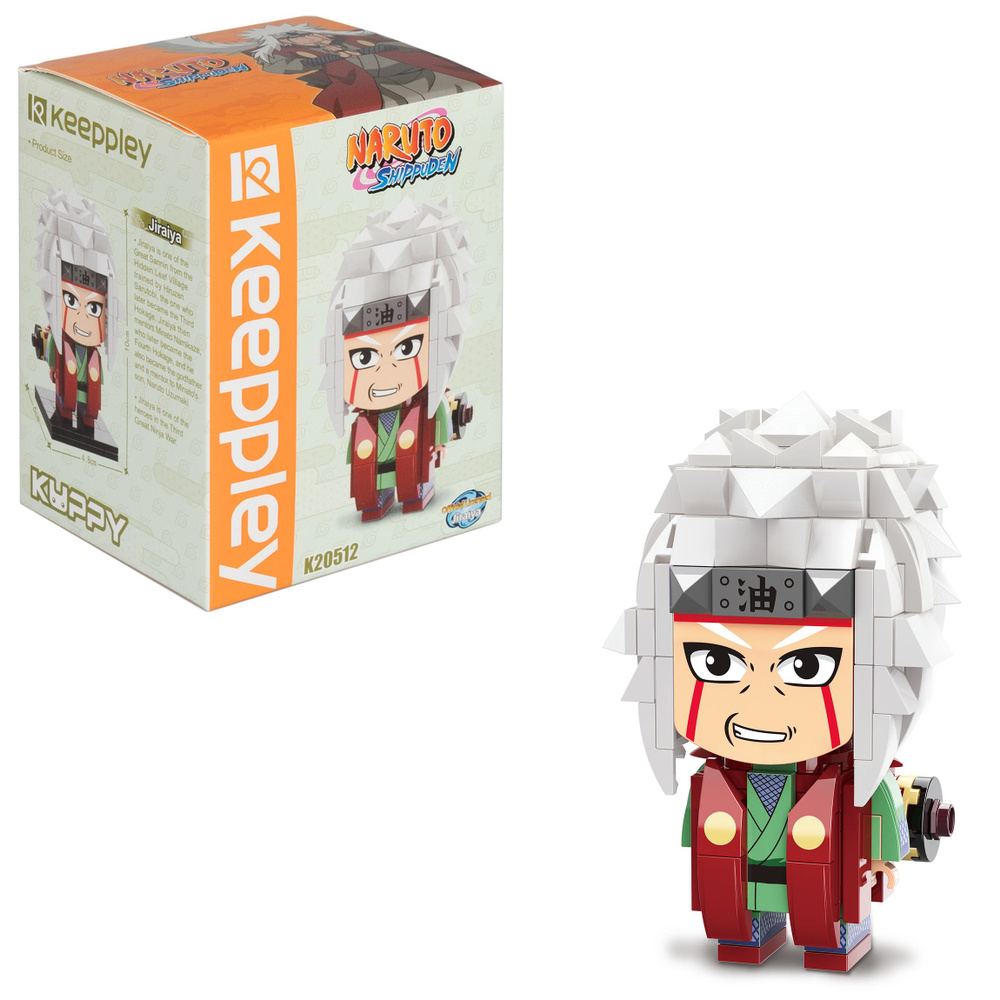 3d конструктор аниме Наруто Джирайя детский, фигурка, игрушка для мальчиков и девочек в подарочной коробке, #1