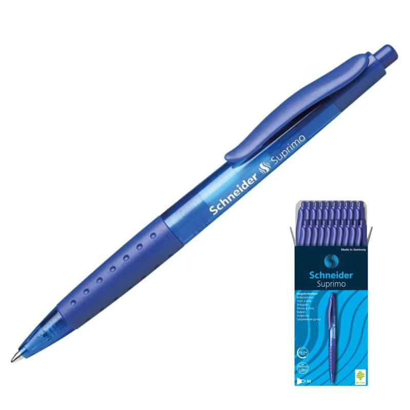 Schneider Набор ручек Шариковая, толщина линии: 0.5 мм, цвет: Синий, 20 шт.  #1