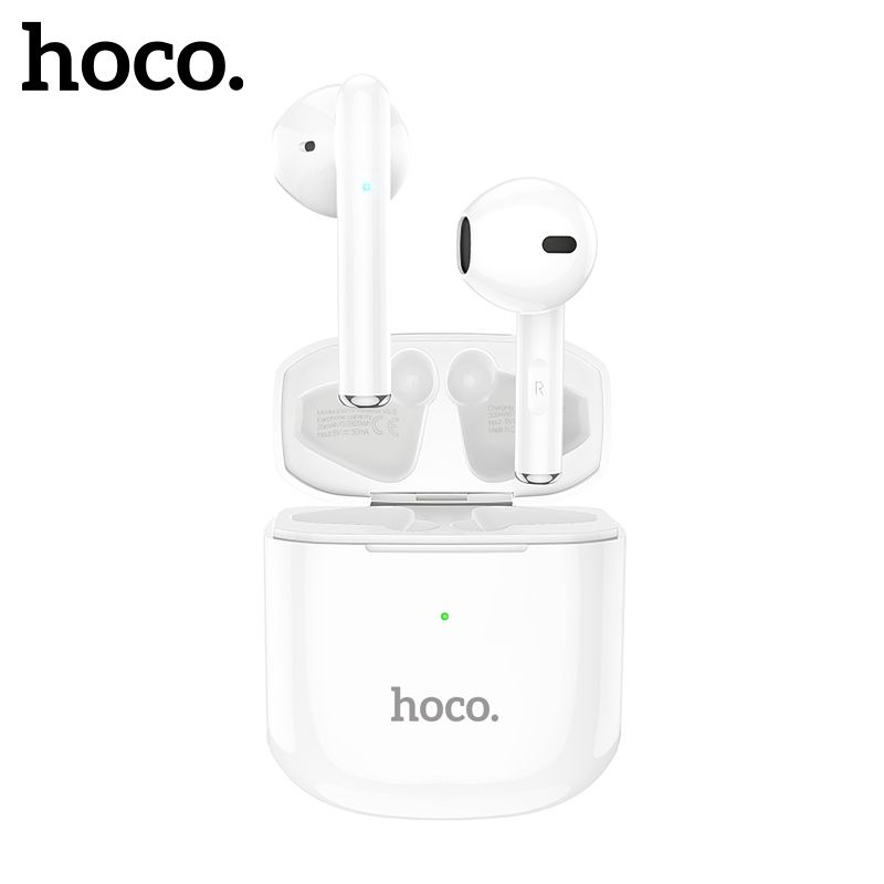 Беспроводные наушники Hoco EW19 Plus Delighted True Wireless BT Headset, белый  #1