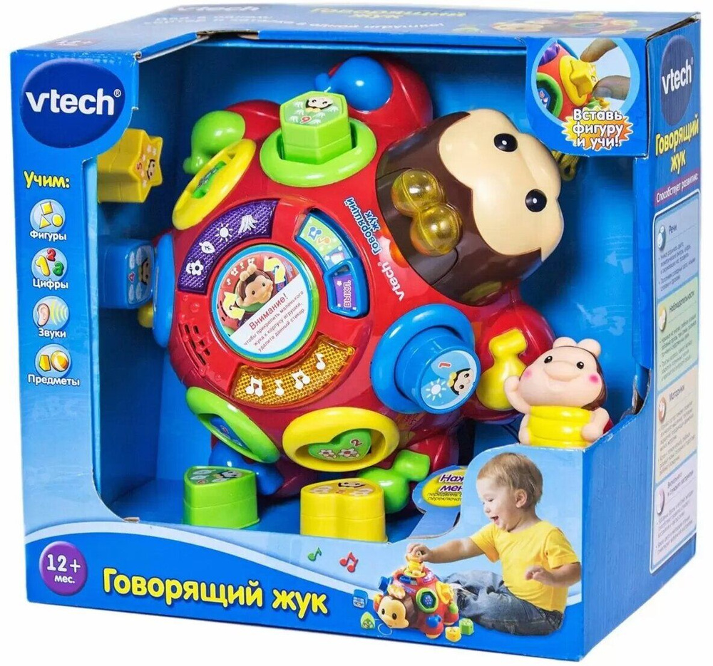 Развивающая игрушка-каталка Говорящий жук Vtech 80-111226 #1